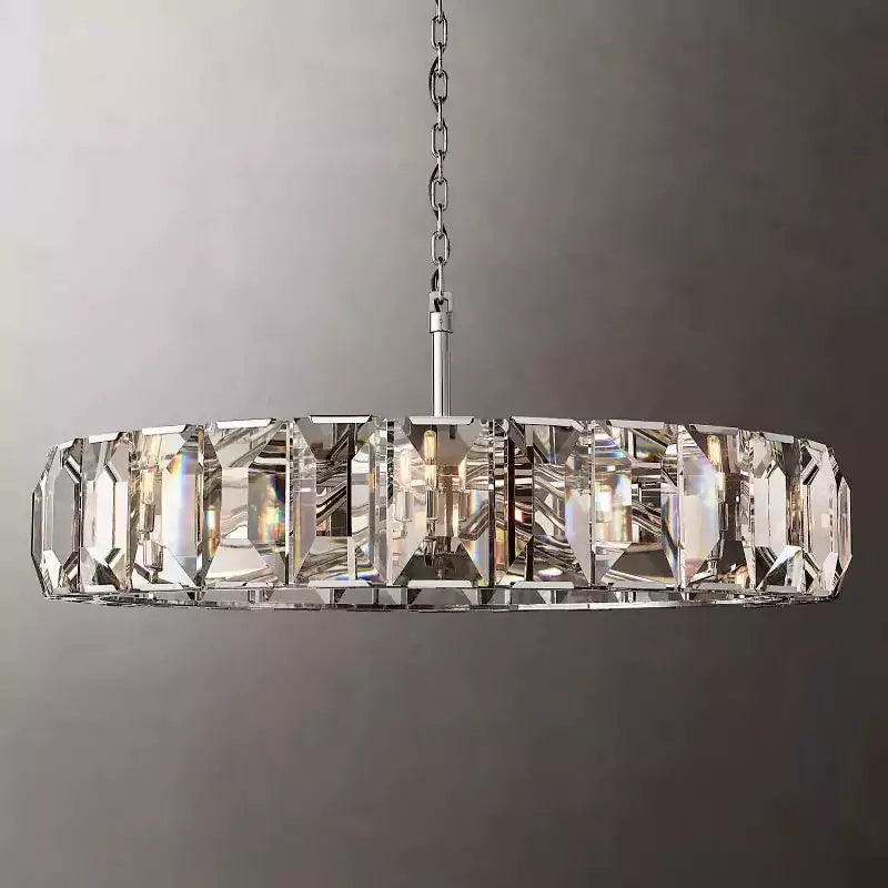 KL Harlew Crystal Round Chandelier 60"
