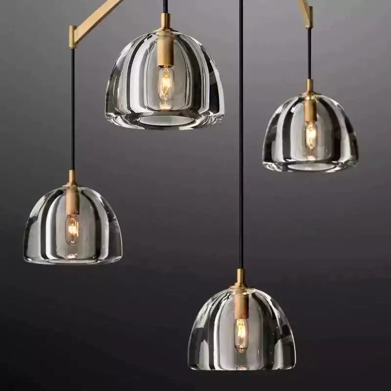 KL Hemisper Linear Chandelier 72"
