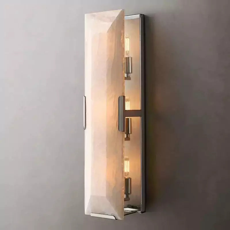 KL Harlew Alabaster Linear Sconce