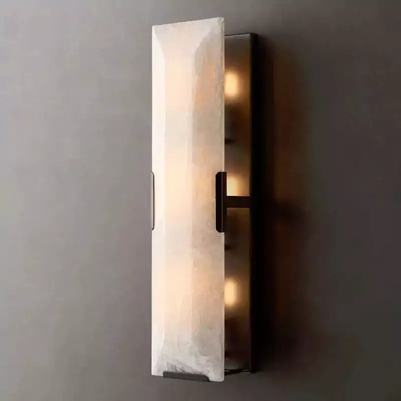 KL Harlew Alabaster Linear Sconce