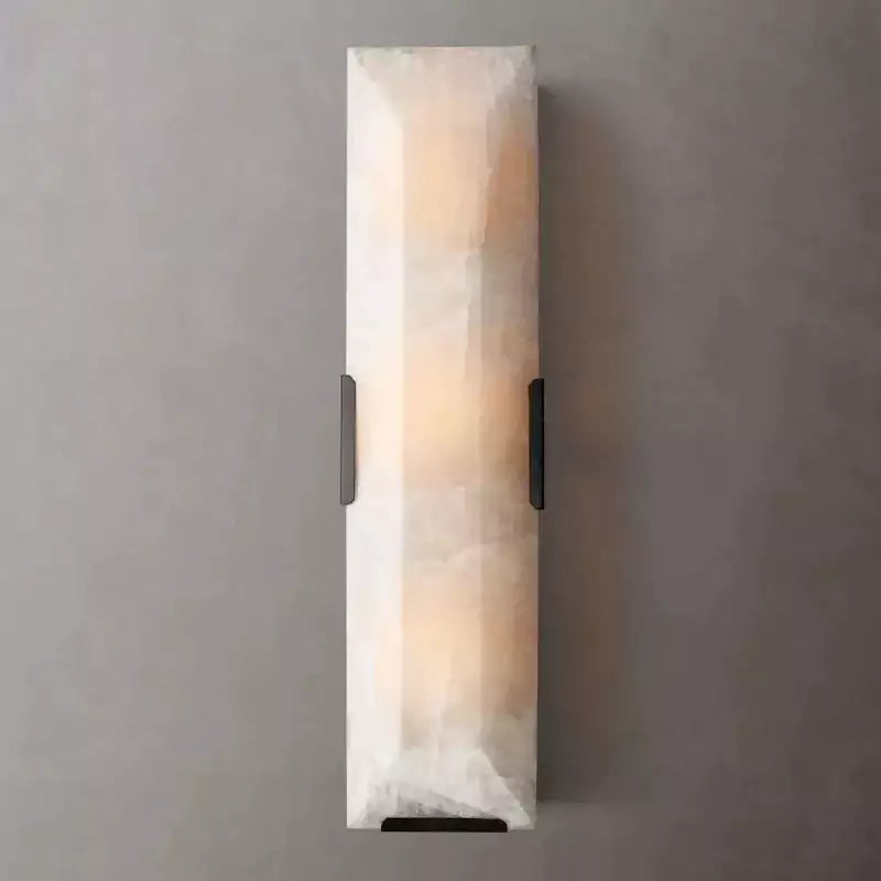 KL Harlew Alabaster Linear Sconce