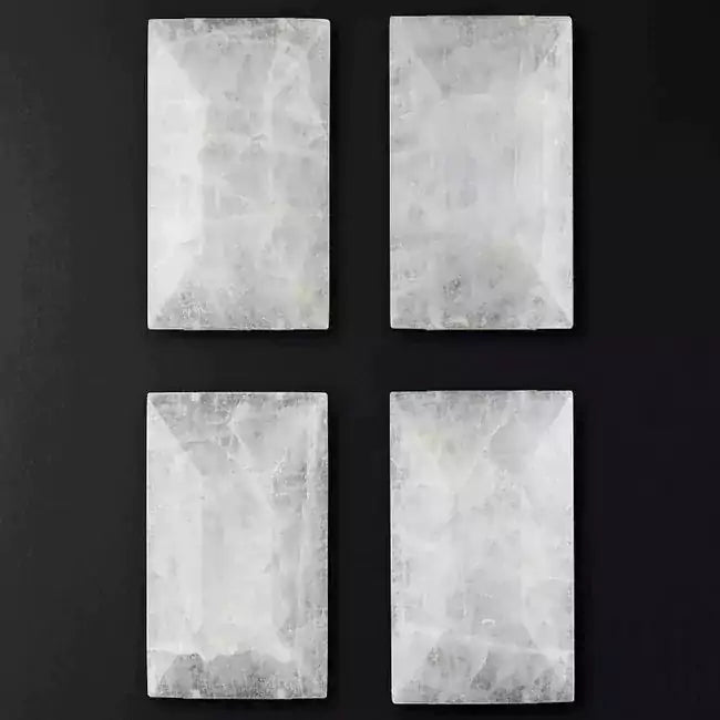 KL Harlew Alabaster Triple Sconce
