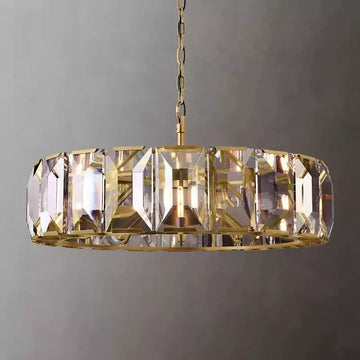 KL Harlew Crystal Round Chandelier 43"