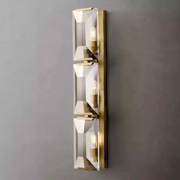 KL Harlew Crystal Triple Wall Sconce