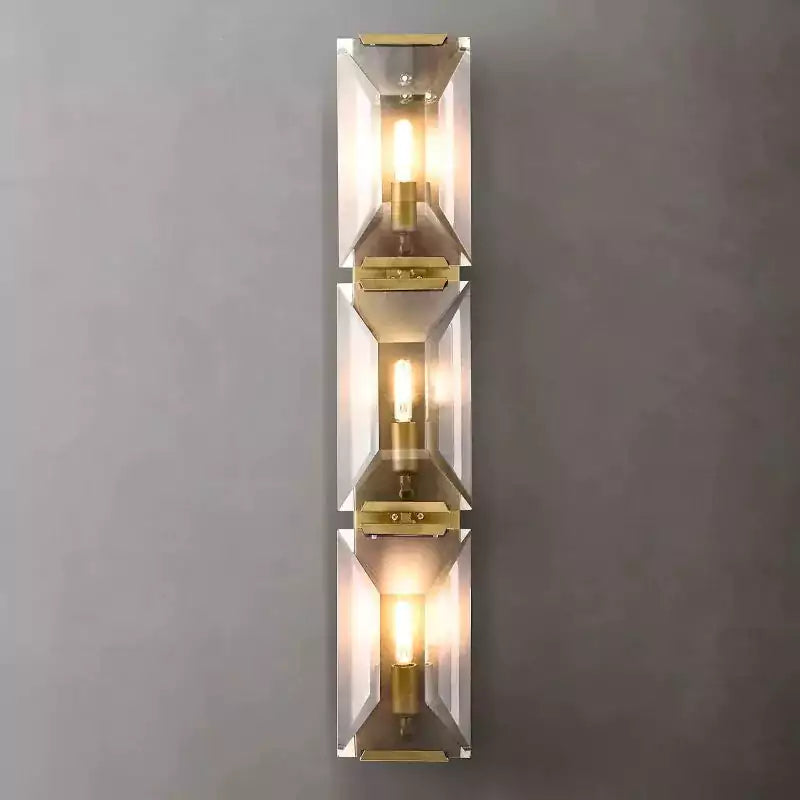 KL Harlew Crystal Triple Wall Sconce