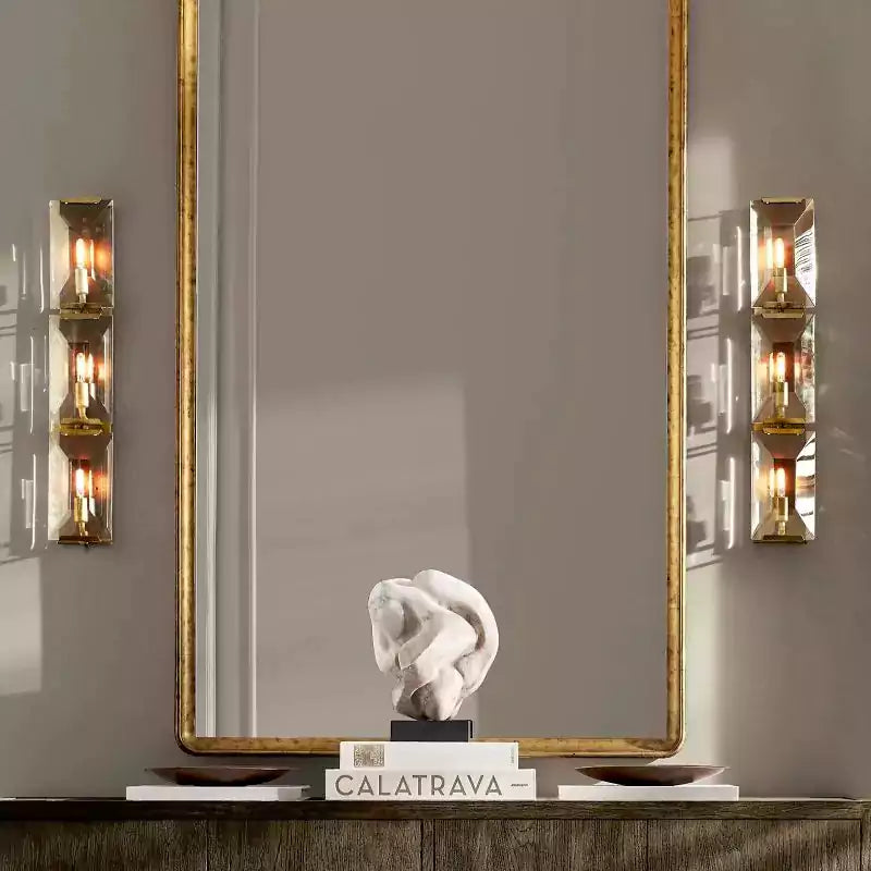KL Harlew Crystal Triple Wall Sconce