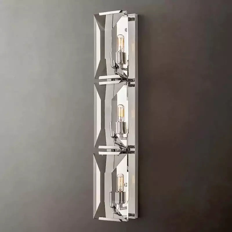KL Harlew Crystal Triple Wall Sconce