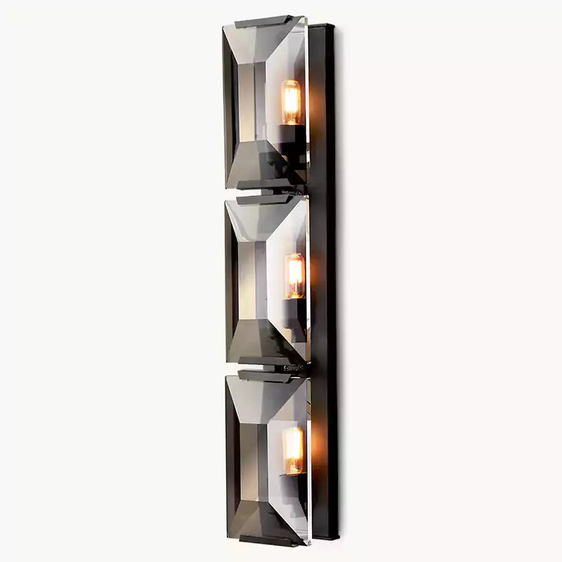 KL Harlew Crystal Triple Wall Sconce