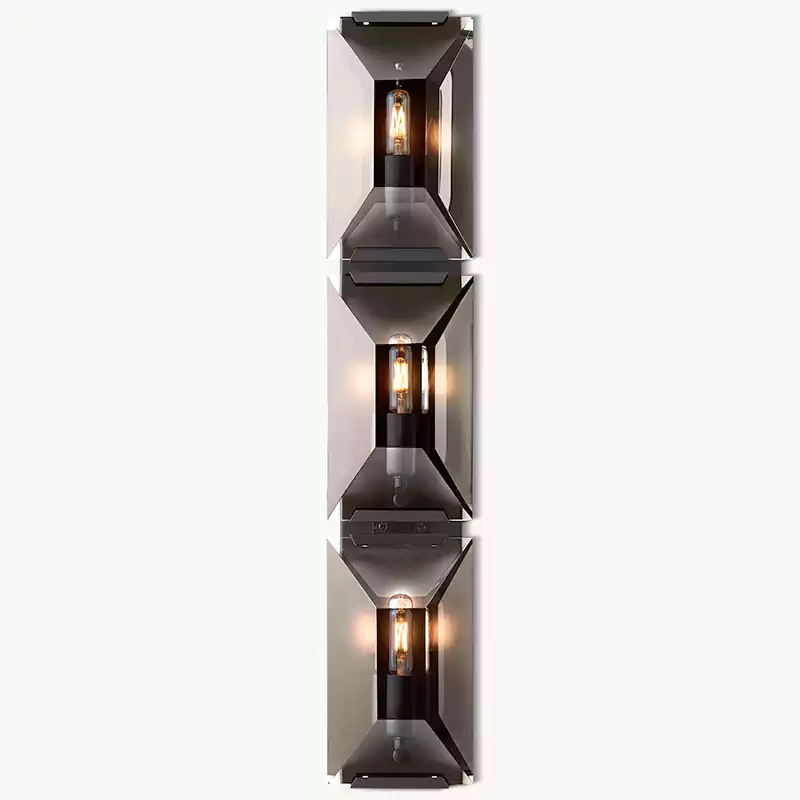 KL Harlew Crystal Triple Wall Sconce