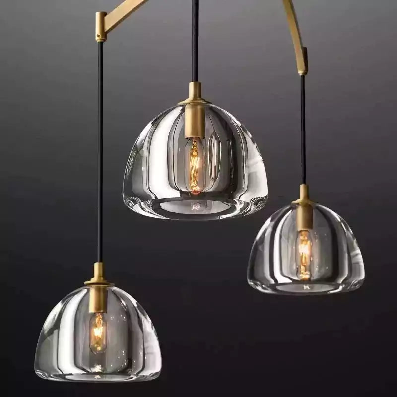 KL Hemisper Linear Chandelier 54"