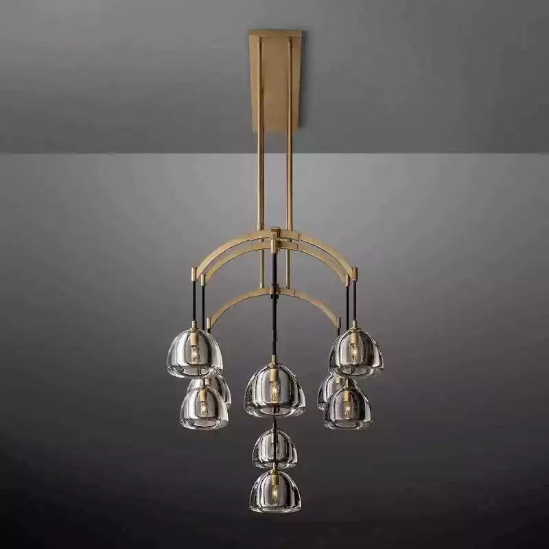 KL Hemisper Linear Chandelier 54"