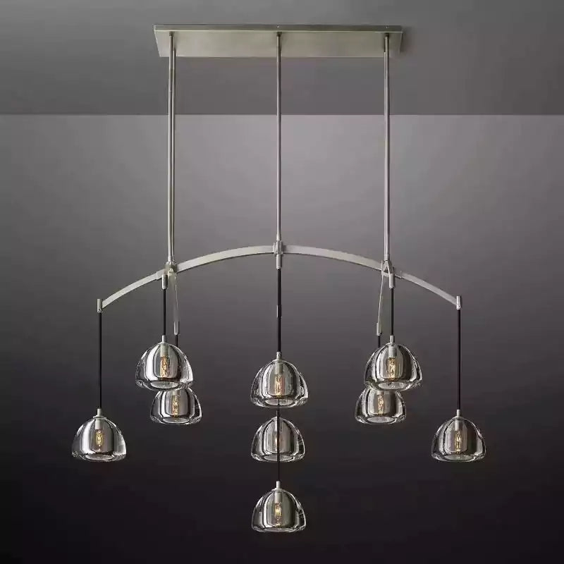 KL Hemisper Linear Chandelier 54"