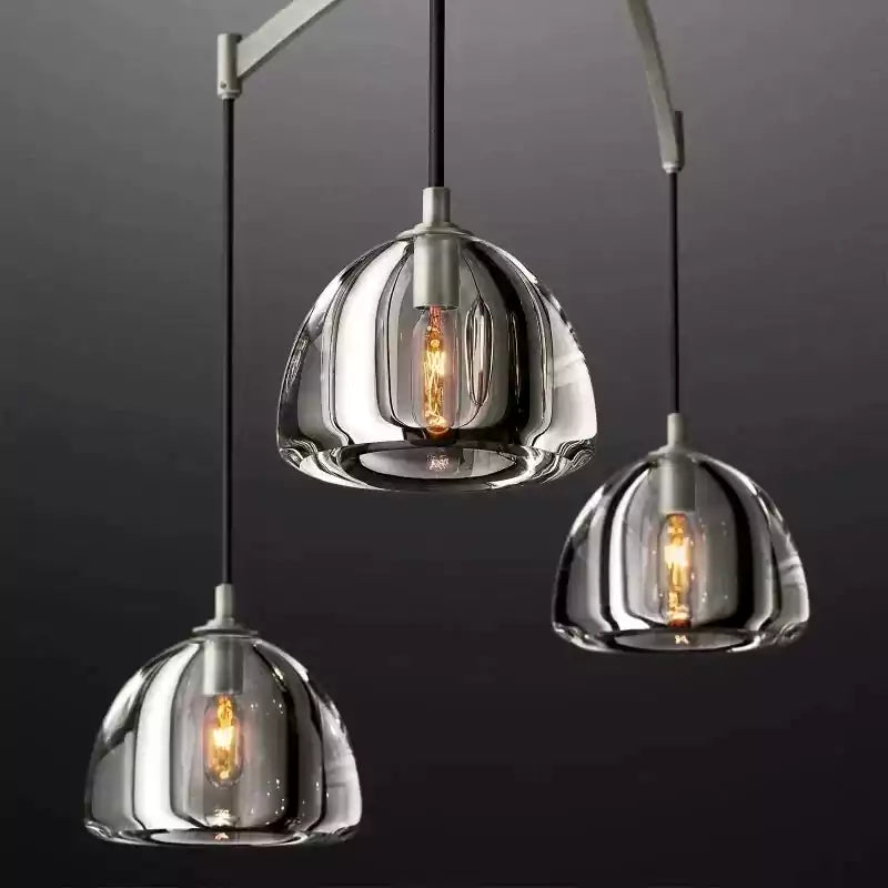 KL Hemisper Linear Chandelier 54"
