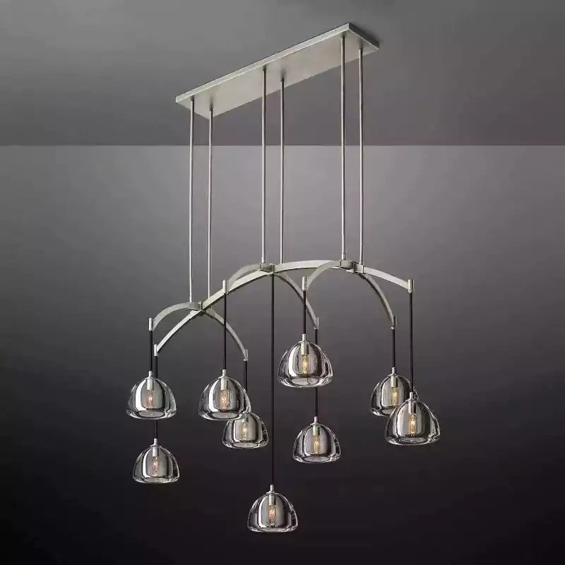 KL Hemisper Linear Chandelier 54"