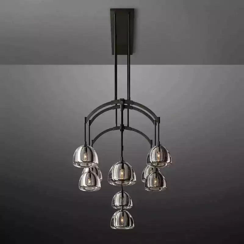 KL Hemisper Linear Chandelier 54"