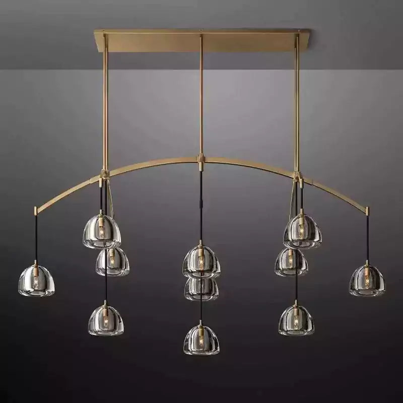 KL Hemisper Linear Chandelier 72"