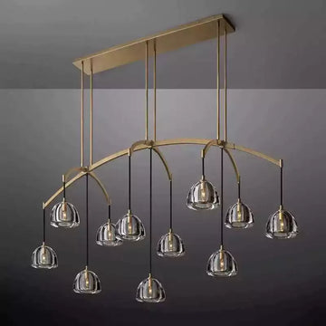 KL Hemisper Linear Chandelier 72"