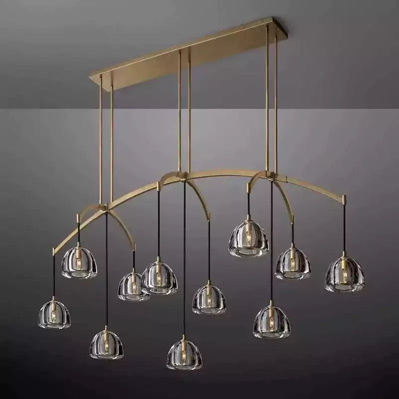 KL Hemisper Linear Chandelier 72"
