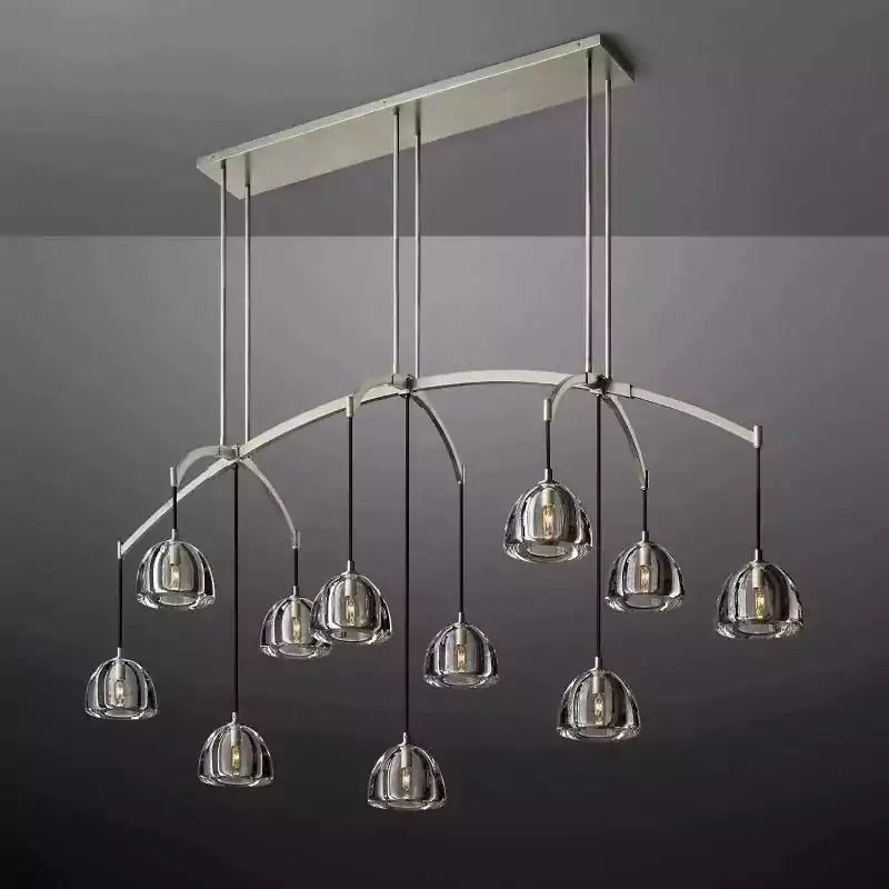 KL Hemisper Linear Chandelier 72"