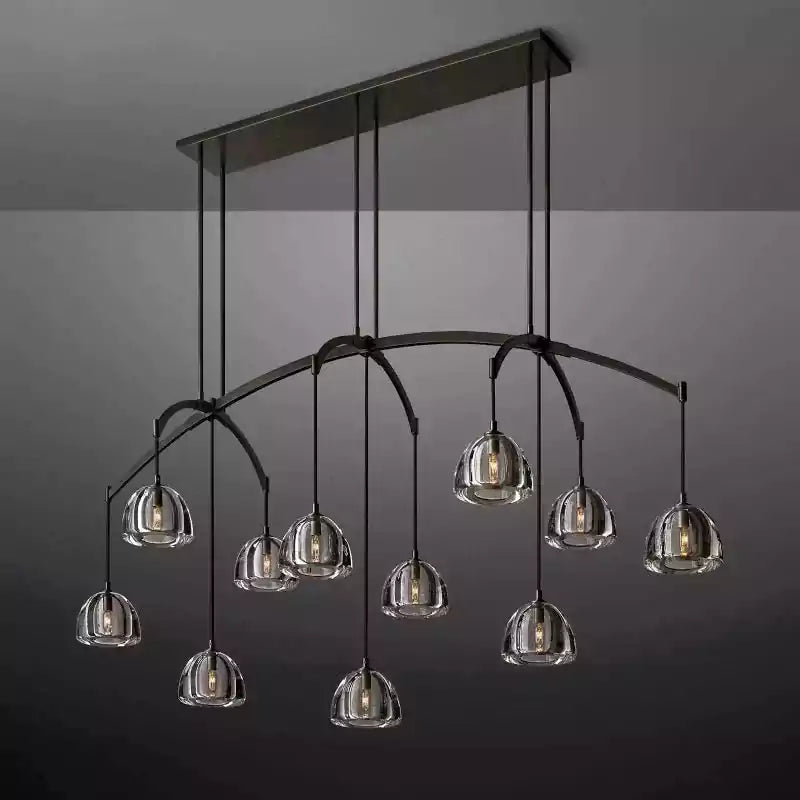KL Hemisper Linear Chandelier 72"
