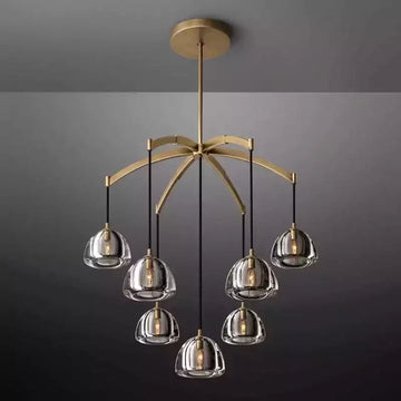KL Hemisper Round Chandelier 36"