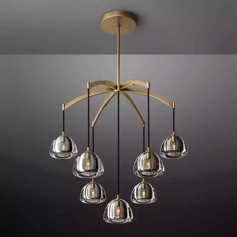 KL Hemisper Round Chandelier 36"