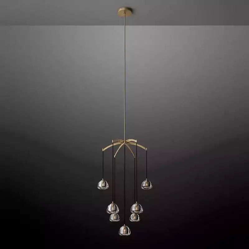 KL Hemisper Round Chandelier 36"