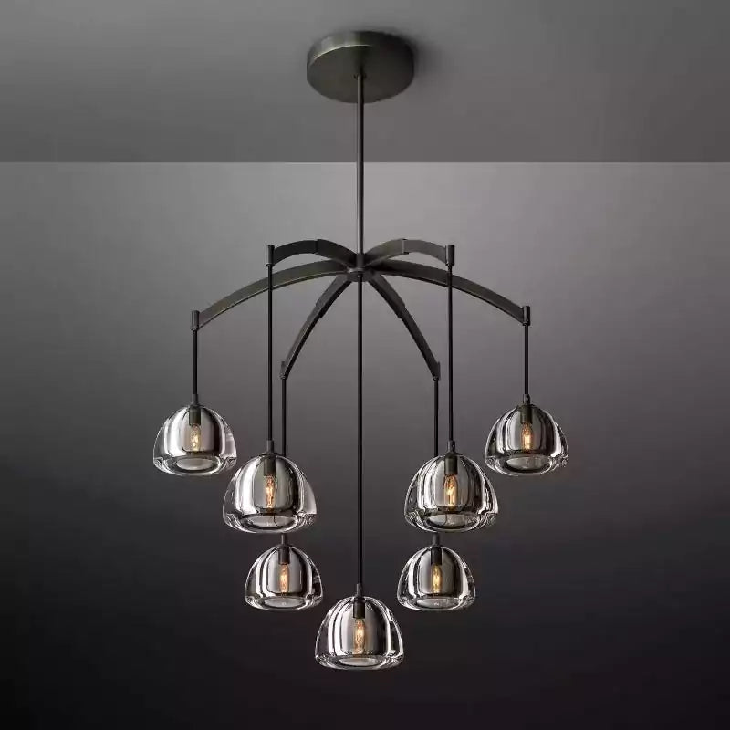 KL Hemisper Round Chandelier 36"