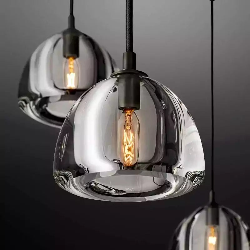 KL Hemisper Round Chandelier 36"