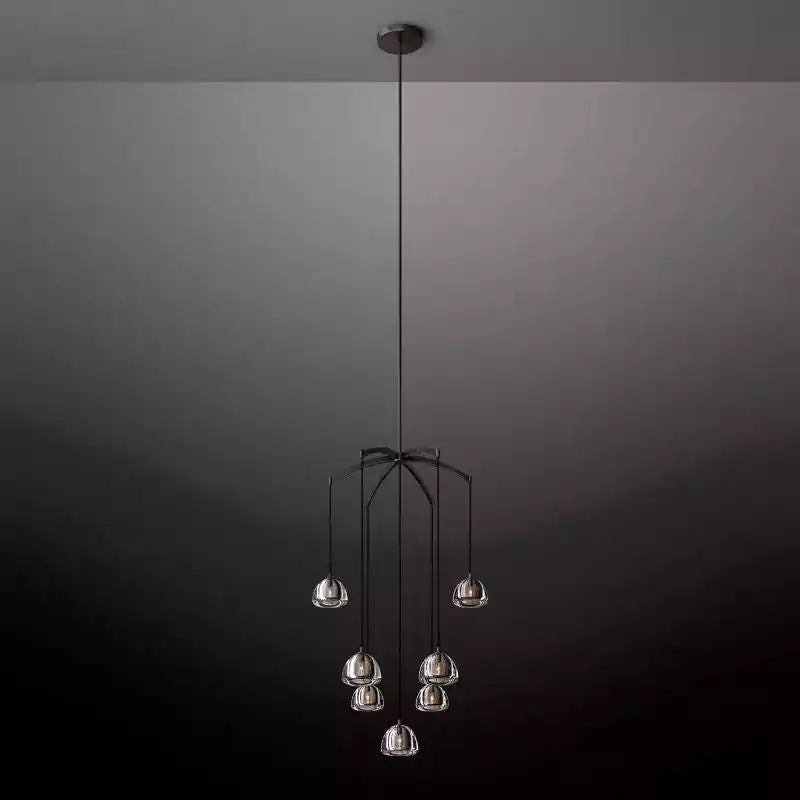 KL Hemisper Round Chandelier 36"
