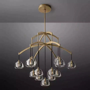 KL Hemisper Round Chandelier 48"