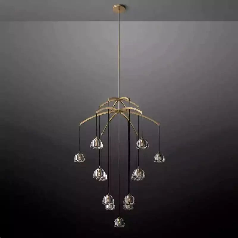 KL Hemisper Round Chandelier 48"