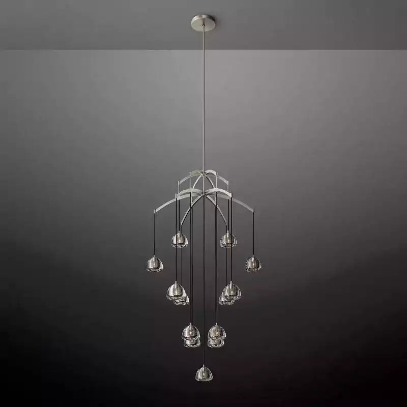 KL Hemisper Round Chandelier 48"