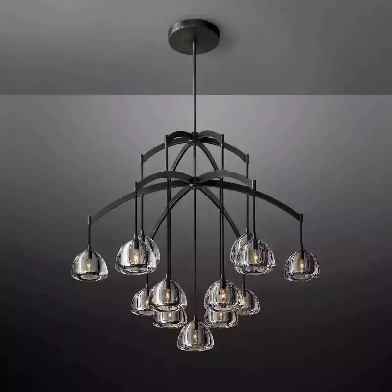 KL Hemisper Round Chandelier 48"