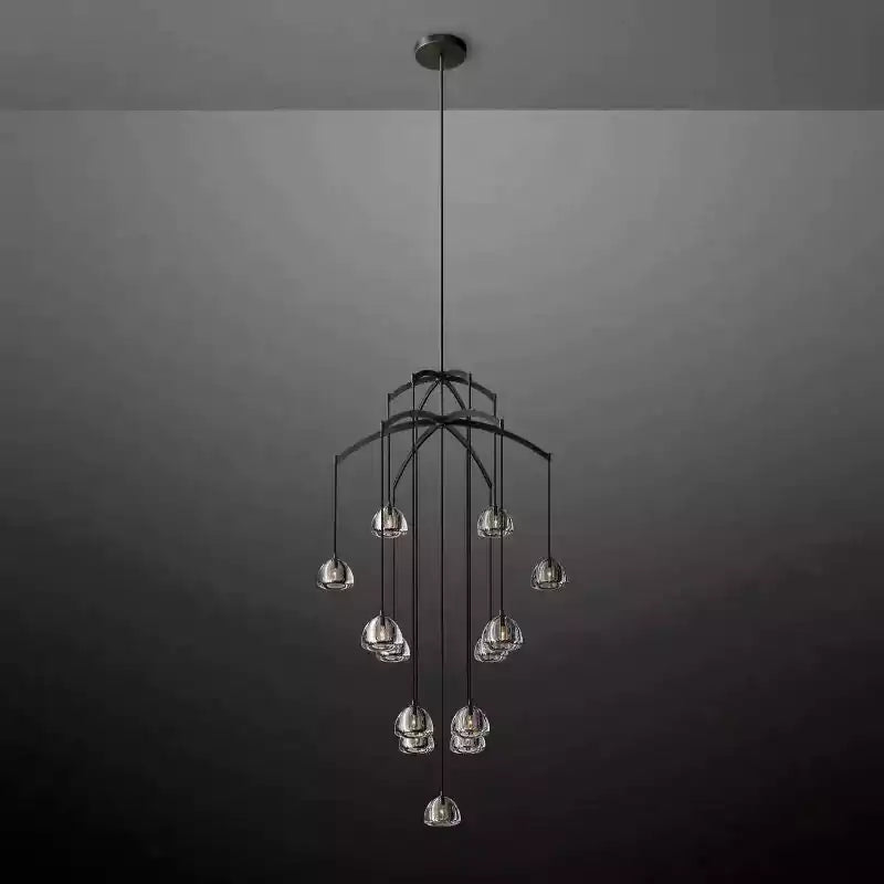 KL Hemisper Round Chandelier 48"