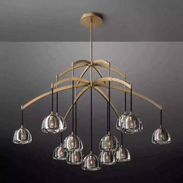 KL Hemisper Round Chandelier 60"