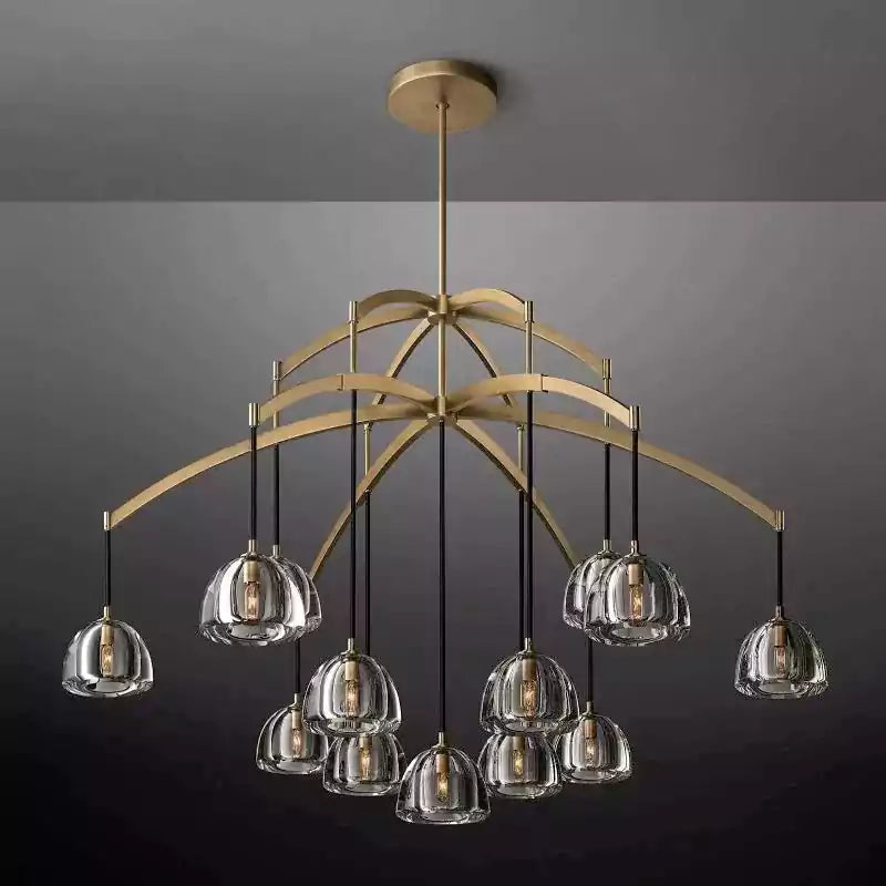 KL Hemisper Round Chandelier 60"