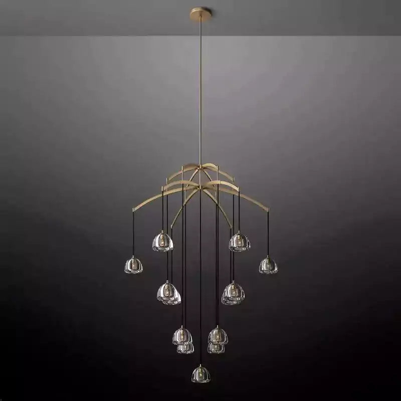 KL Hemisper Round Chandelier 60"