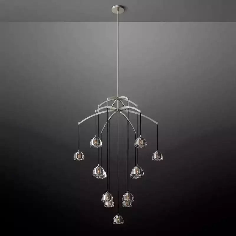 KL Hemisper Round Chandelier 60"