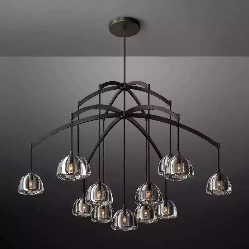 KL Hemisper Round Chandelier 60"