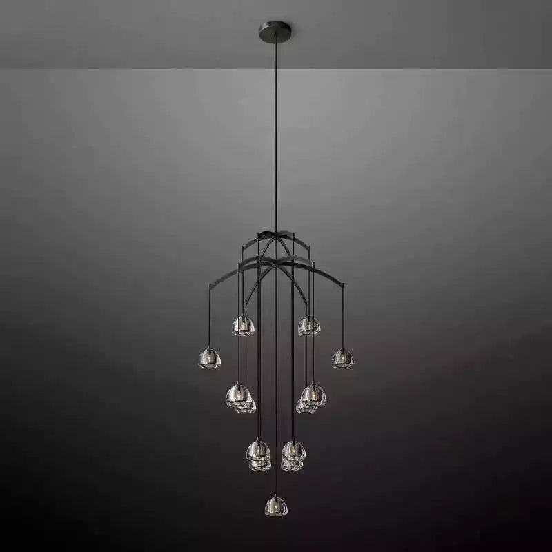 KL Hemisper Round Chandelier 60"