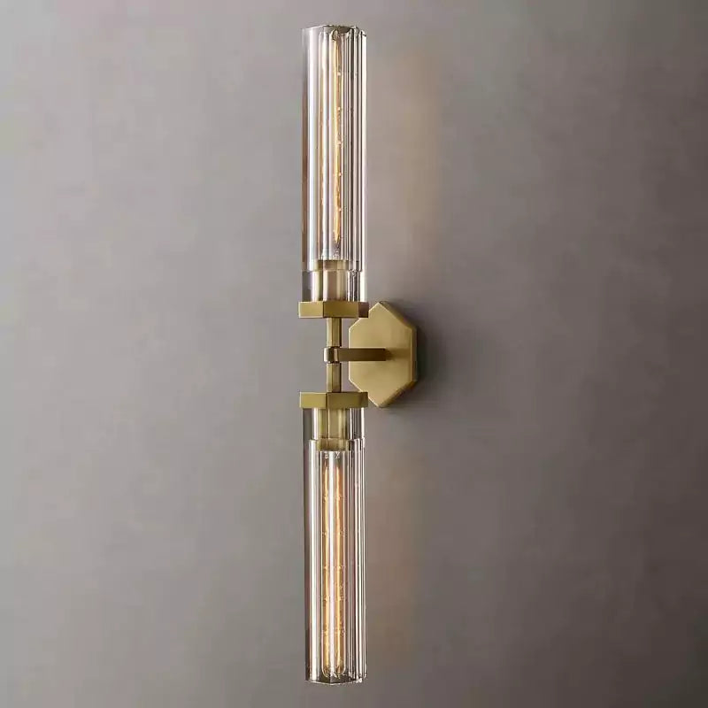 KL Lambert Hexagonal Grand Linear Wall Sconce