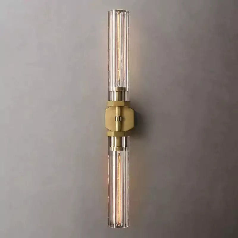 KL Lambert Hexagonal Grand Linear Wall Sconce
