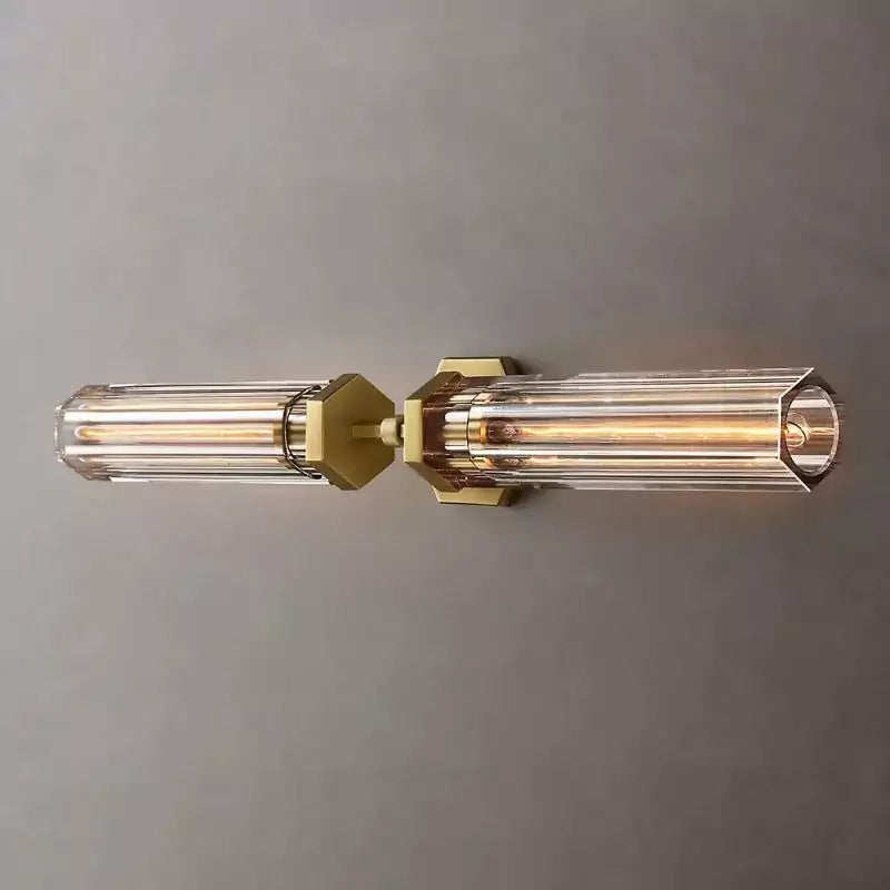 KL Lambert Hexagonal Grand Linear Wall Sconce