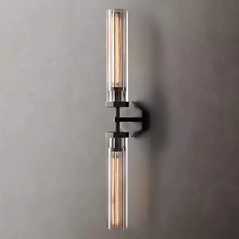 KL Lambert Hexagonal Grand Linear Wall Sconce