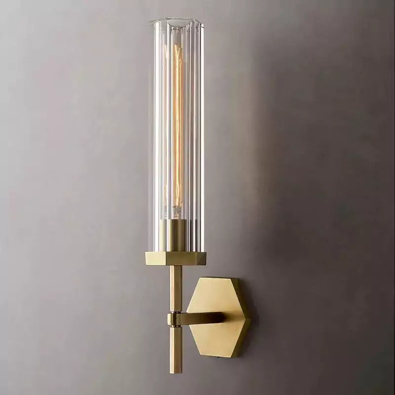 KL Lambert Hexagonal Grand Wall Sconce