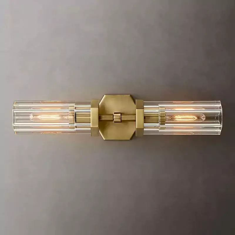 KL Lambert Hexagonal Linear Wall Sconce