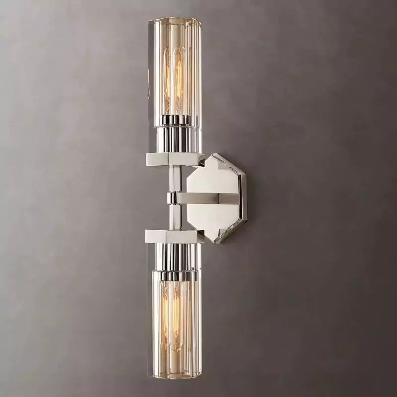 KL Lambert Hexagonal Linear Wall Sconce