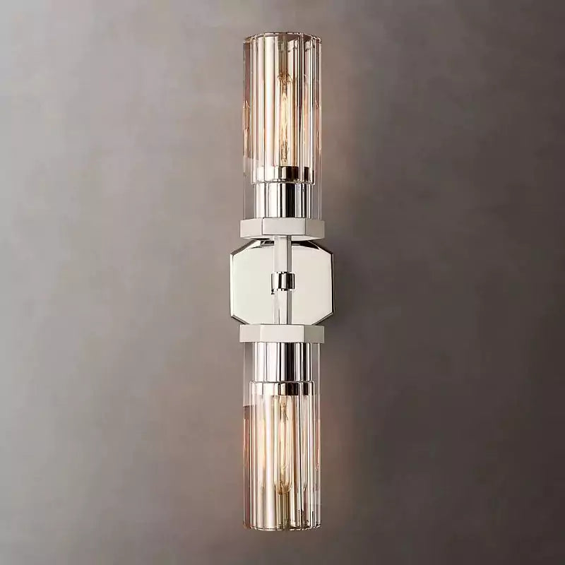 KL Lambert Hexagonal Linear Wall Sconce