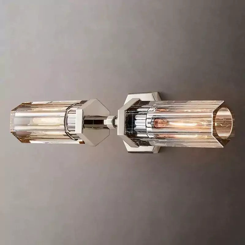 KL Lambert Hexagonal Linear Wall Sconce